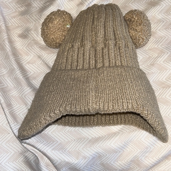 Lined Bear Baby/Toddler Winter Hat - Picture 2 of 3